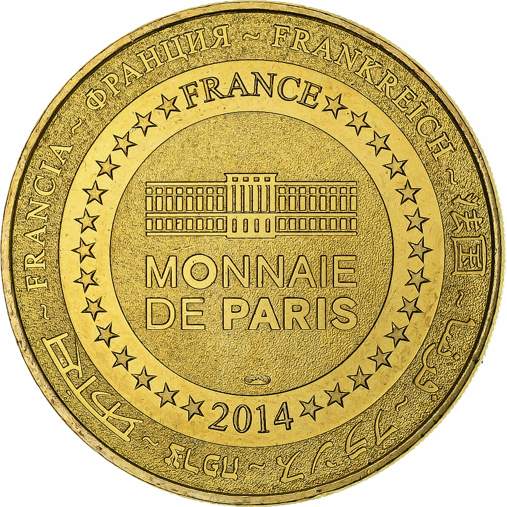 France, Token, Etretat -  Les Falaises, 2014, Copper-nickel Aluminium, MDP