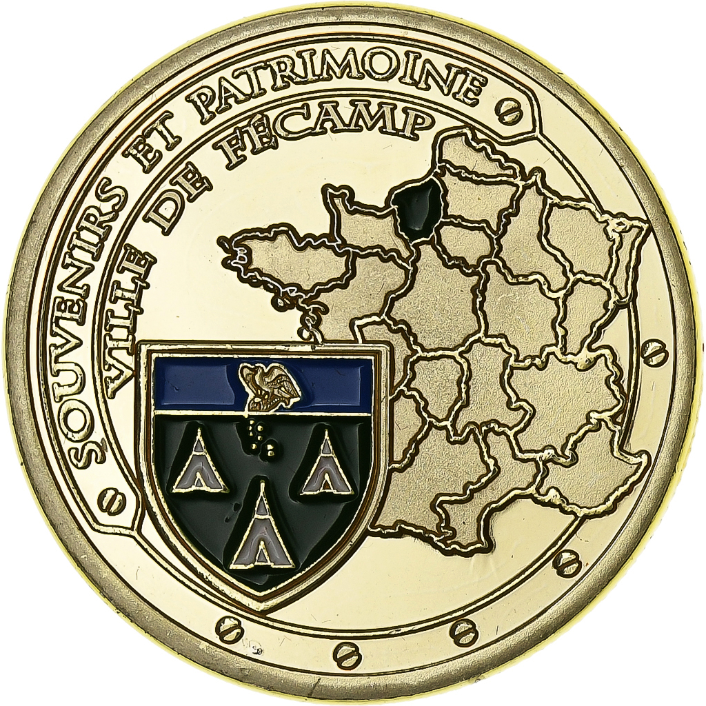 France, Token, Fécamp - Palais de la Bénédictine, Copper-nickel Aluminium