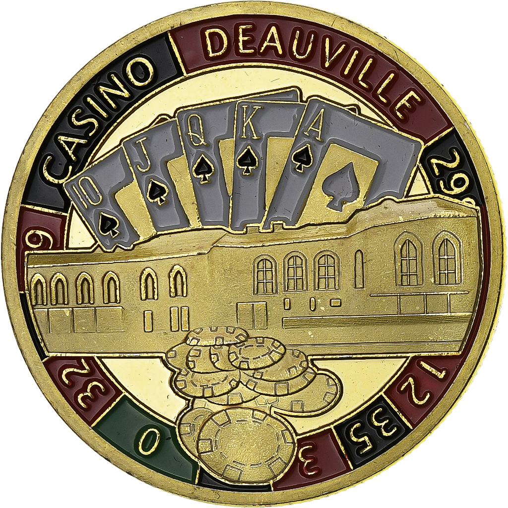 France, Token, Deauville - Casino, Copper-nickel Aluminium, Souvenirs et
