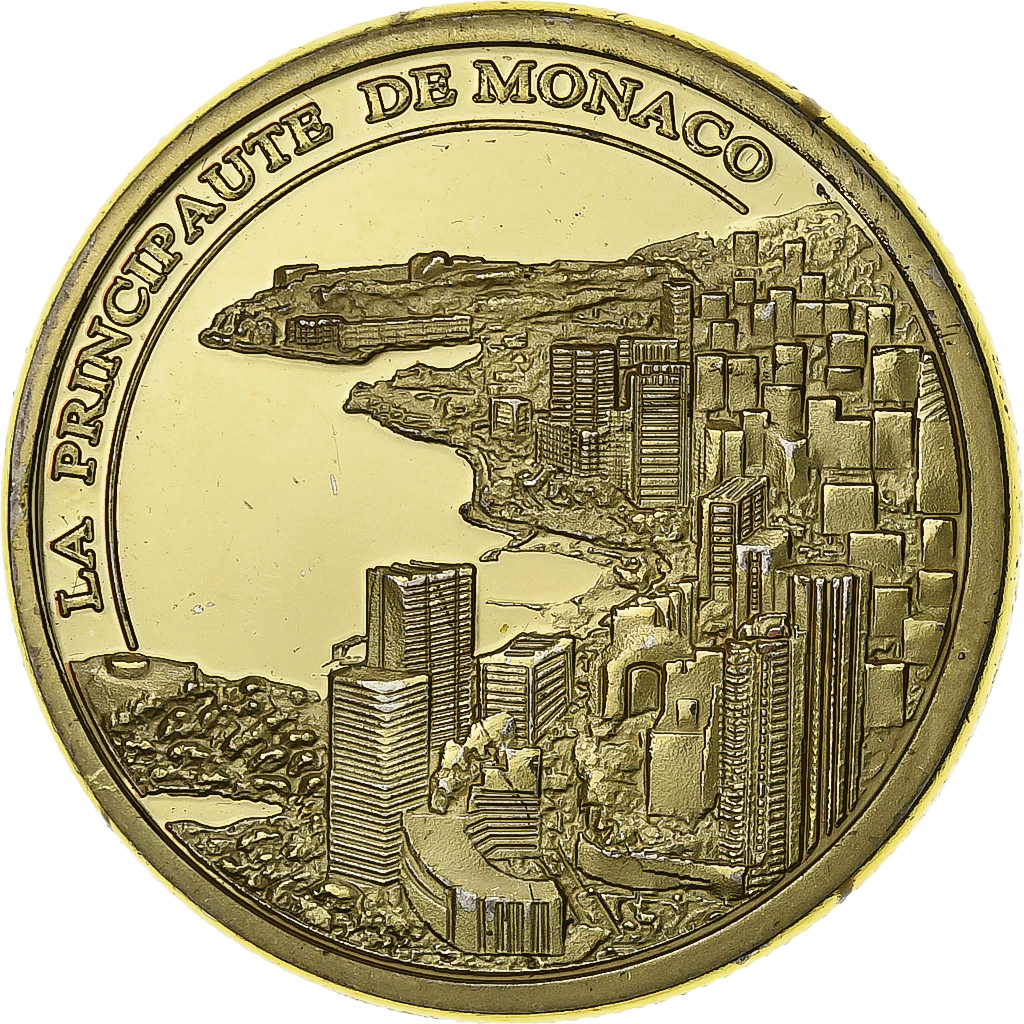 France, Token, Principauté de Monaco - Monte Carlo, Copper-nickel Aluminium