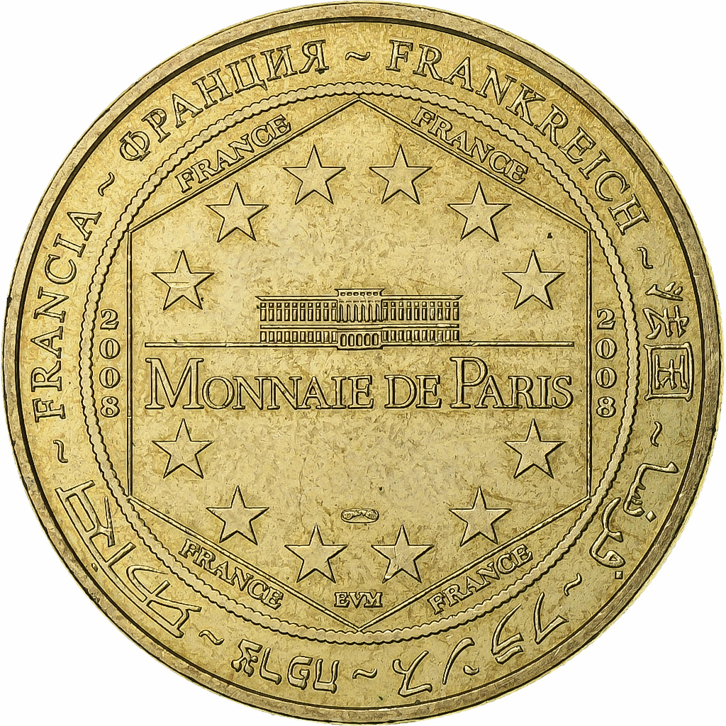 France, Token, Le-Mont-Saint-Michel - vue générale n°2, 2008, Copper-nickel