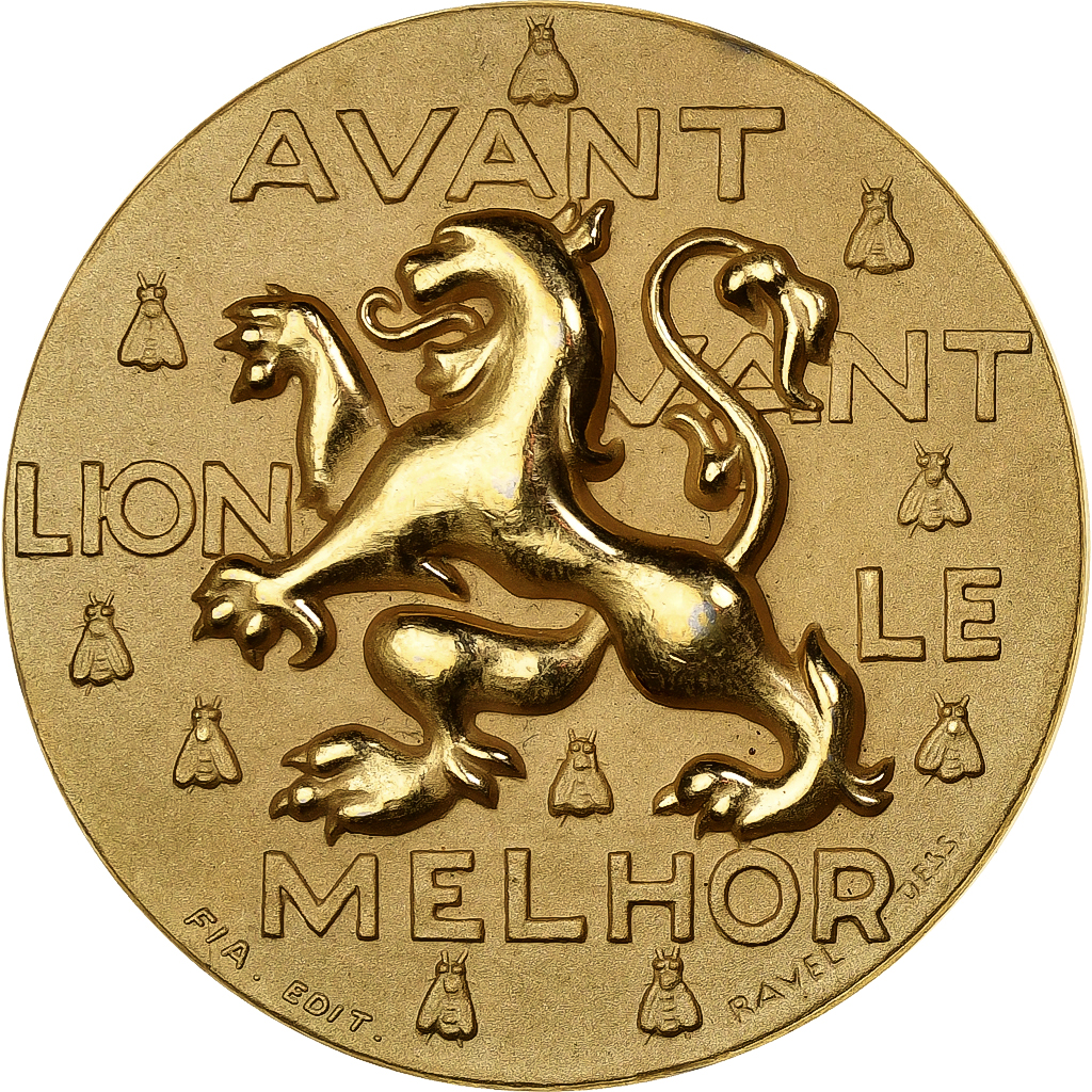 France, Medal, Avant, Avant, Lion le Melhor, n.d., Bronze, 