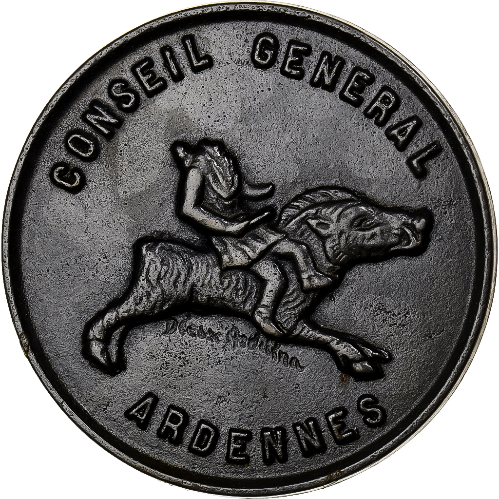 France, Medal, Fête Fédérale de la Gymnastique, Ardennes, 1988, Bronze