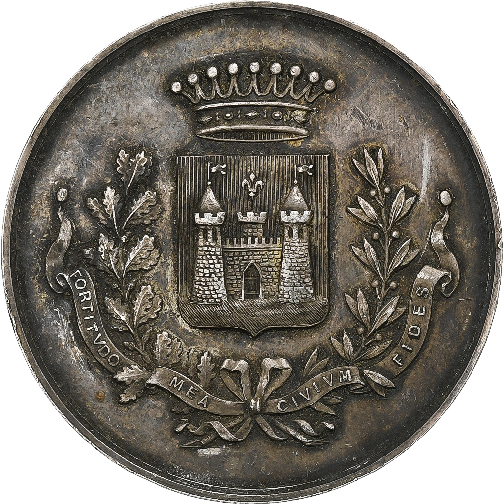 France, Medal, Société Périgourdine de Géographie, n.d., Silver, 