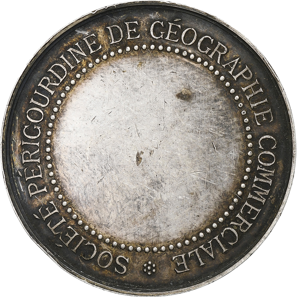 France, Medal, Société Périgourdine de Géographie, n.d., Silver, 