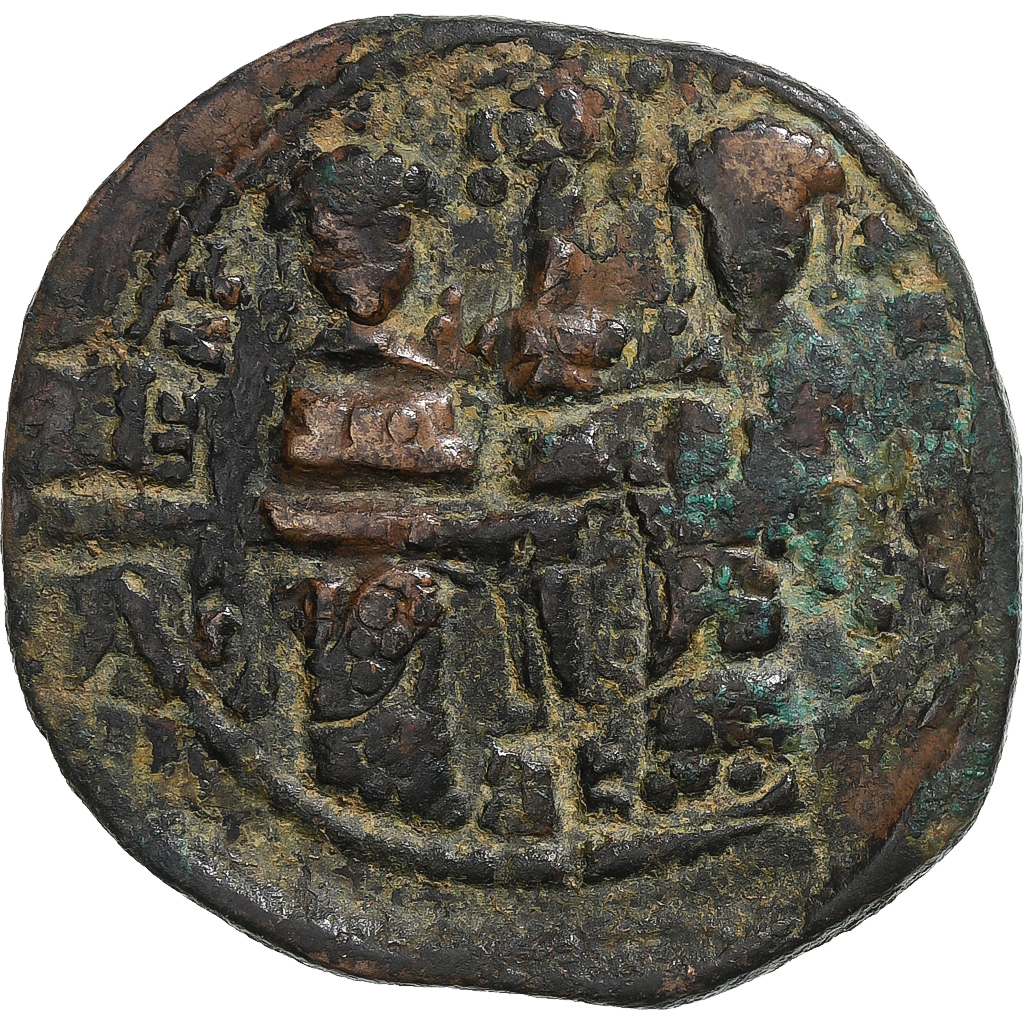 Constantine X, with Eudocia, Follis, 1059-1067, Constantinople, Bronze