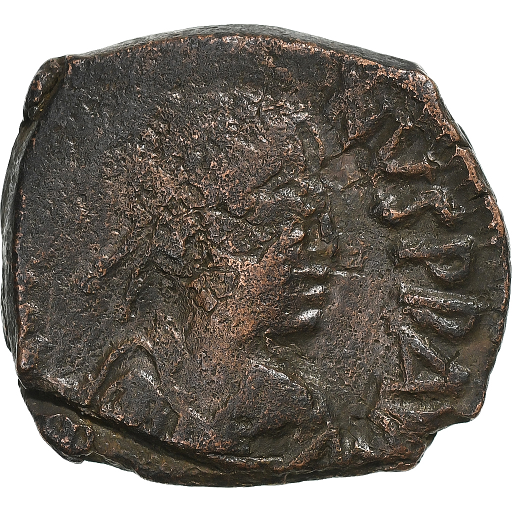 Justin I, Half Follis, 518-527, Constantinople, Bronze, , Sear:69