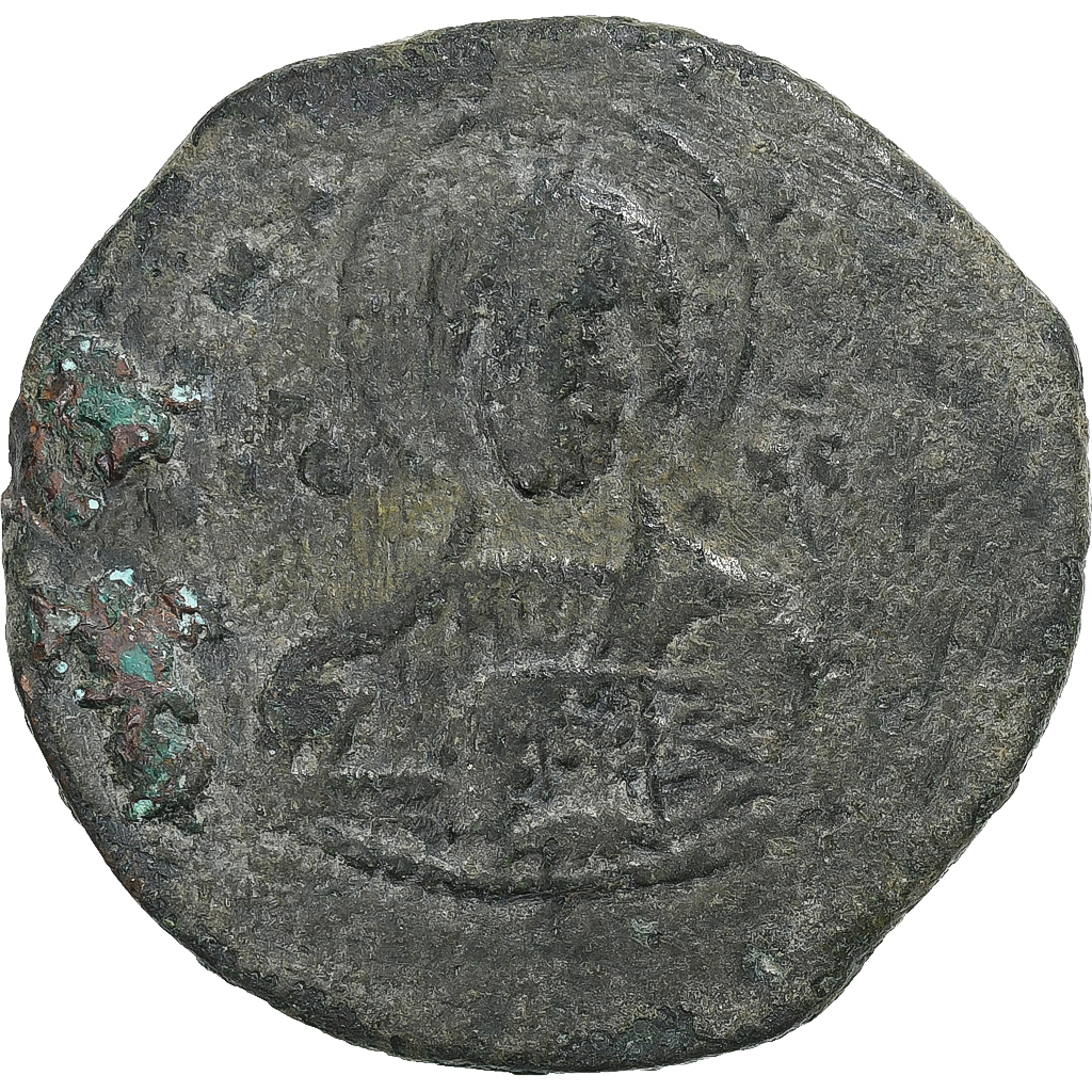 Basile II and Constantin VIII, Follis, 976-1025, Constantinople, Bronze