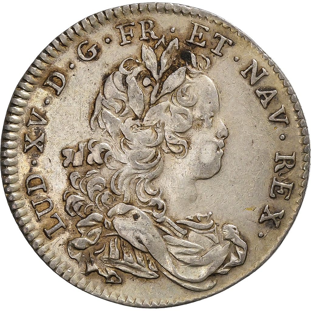 France, Token, Louis XV, Bâtiments du Roi, Palais du Luxembourg, 1721, Silver