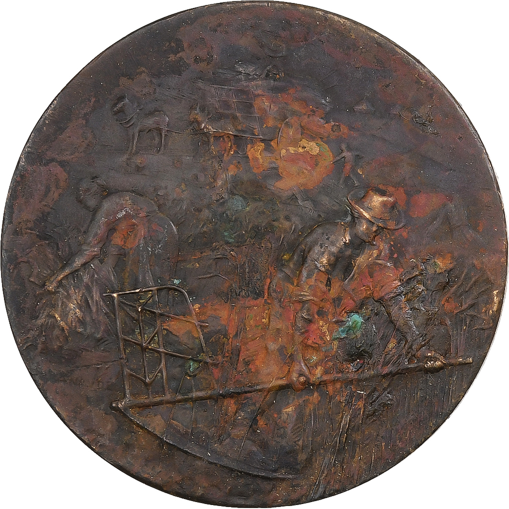 France, Medal, Comice Agricole de Clamecy, Nièvre, n.d., Bronze, Naudé