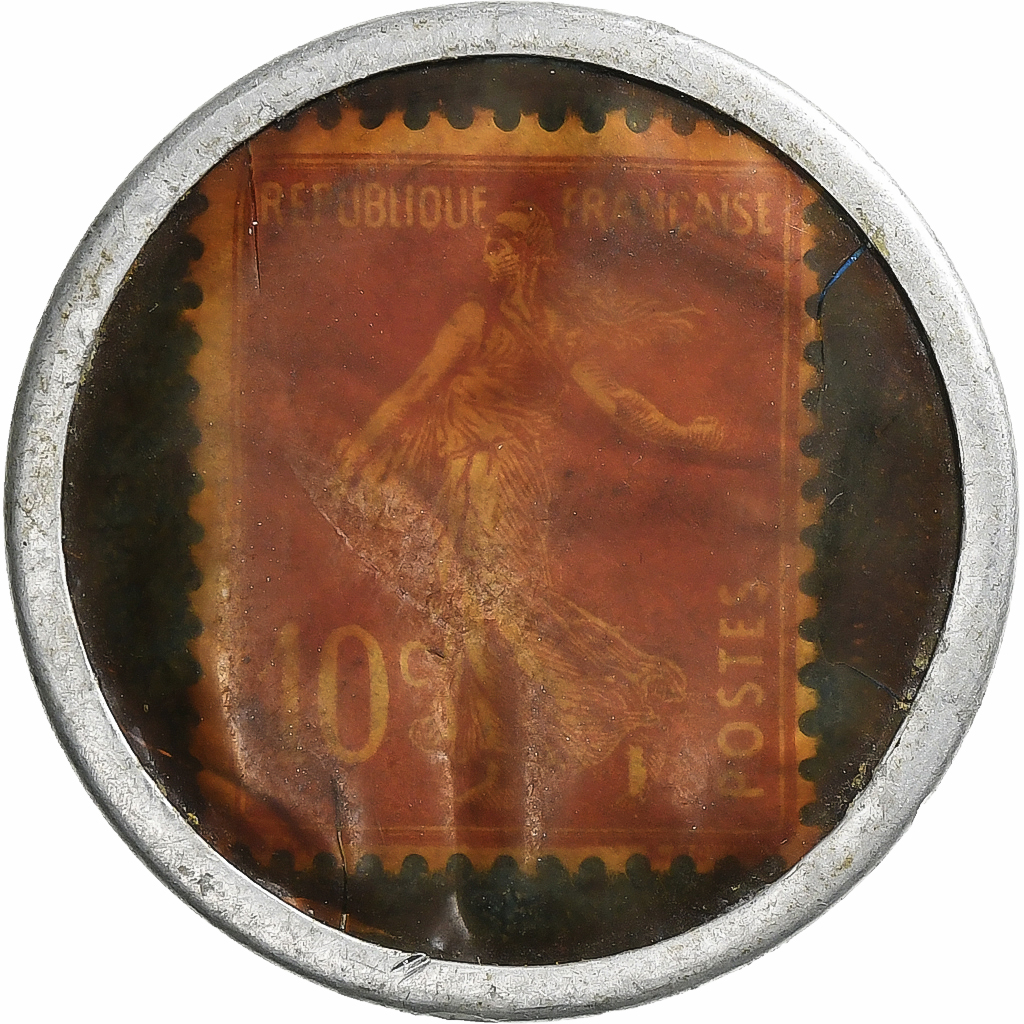 France, Crédit Français, Paris, 10 Centimes, n.d., Timbre-Monnaie, 