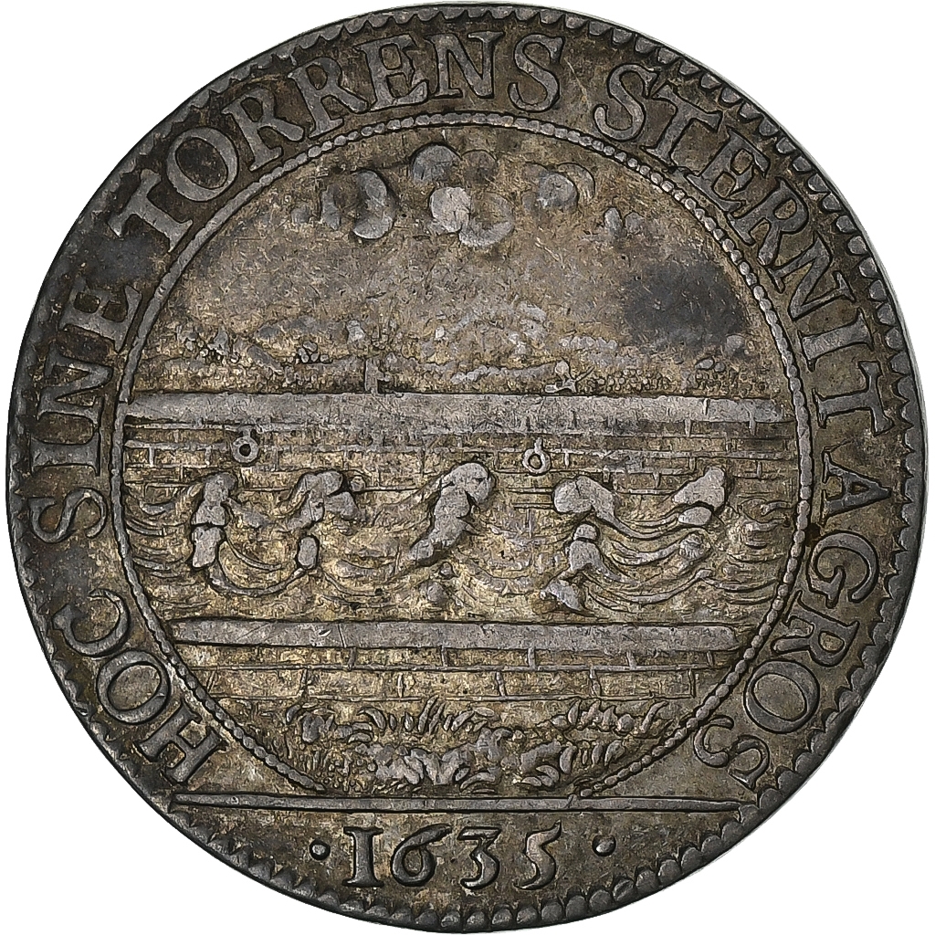 France, Token, Ponts et Chaussées, 1635, Silver, , Feuardent:manque