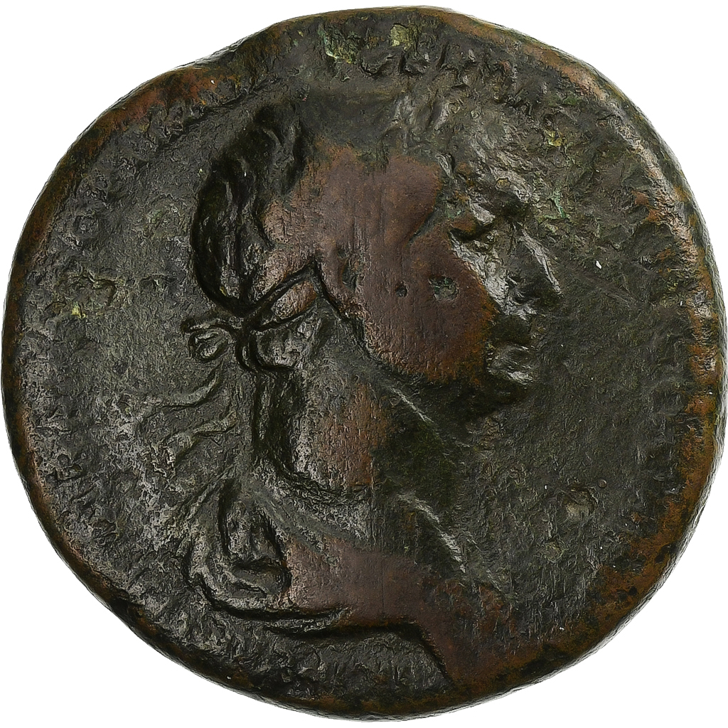 Trajan, Sestertius, 114-117, Rome, Bronze, , RIC:672