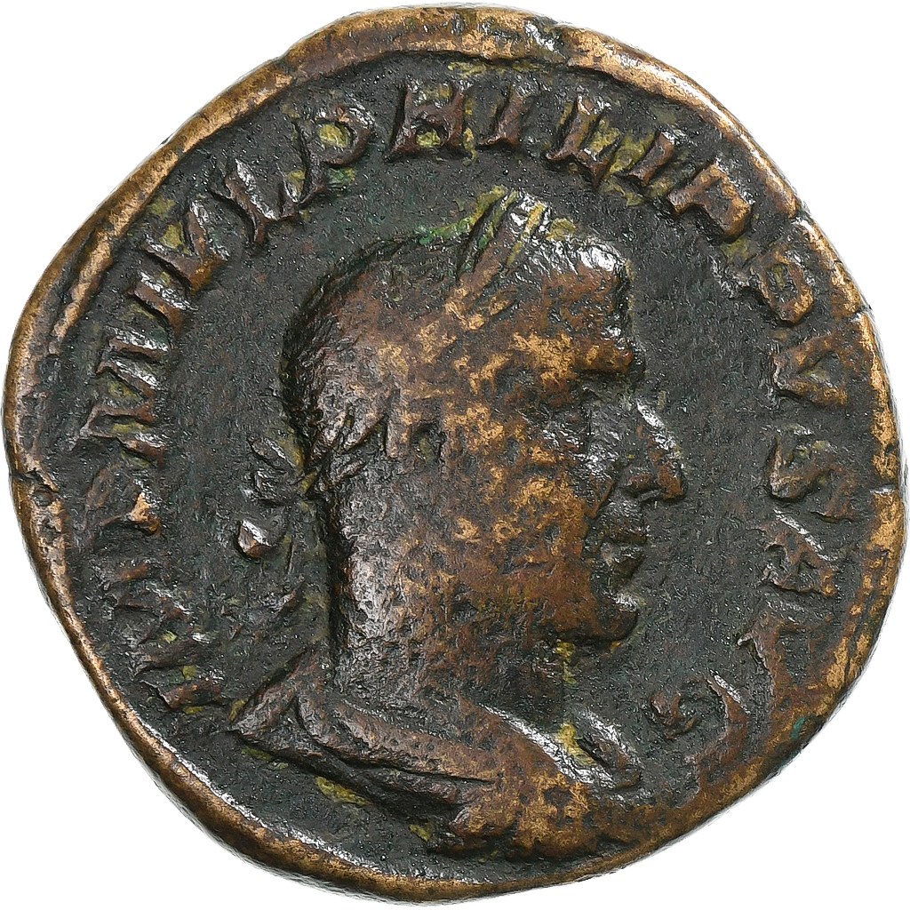 Philip I, Sestertius, 244-249, Rome, Bronze, , RIC:169a