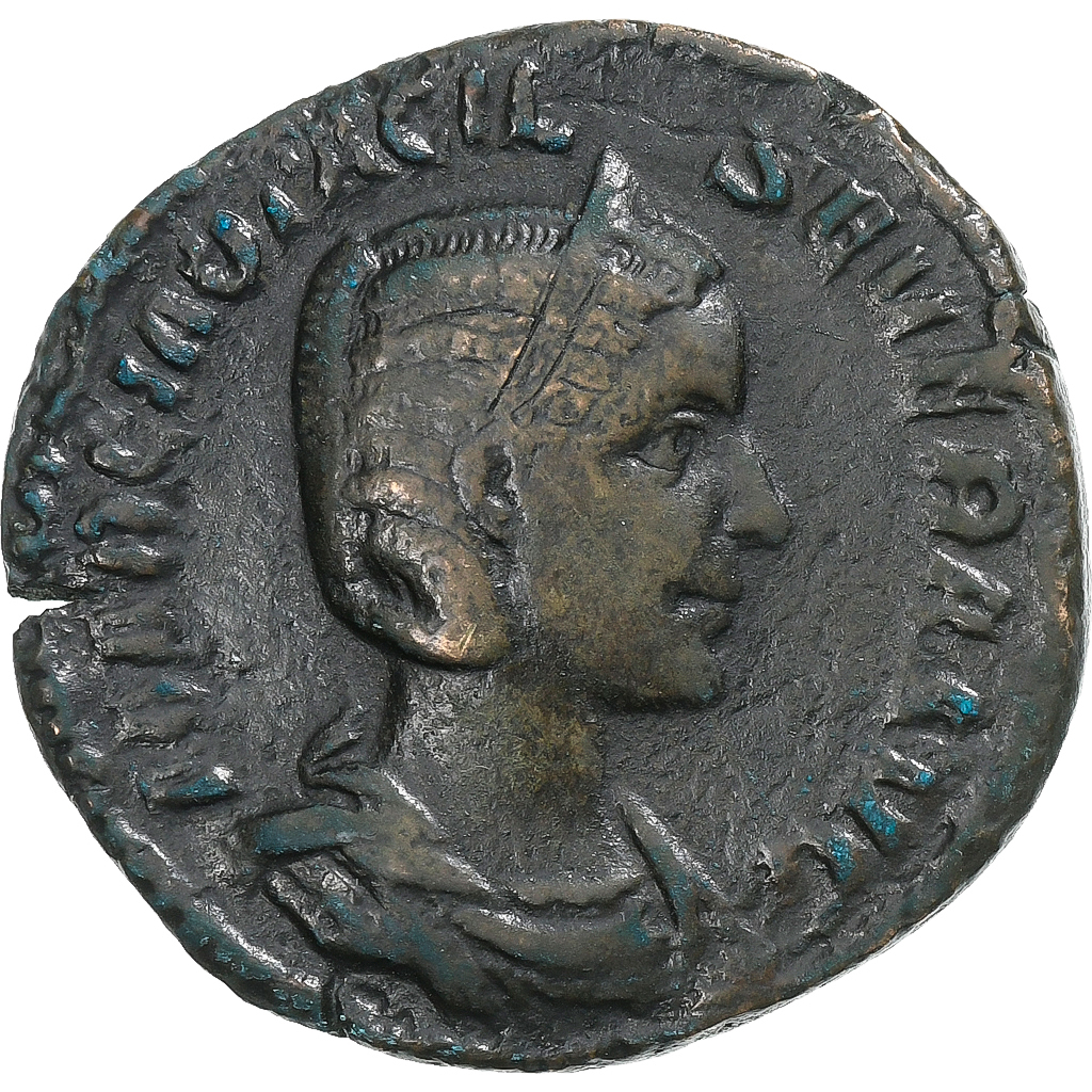 Otacilia Severa, Sestertius, 244-249, Rome, Bronze, , RIC:124