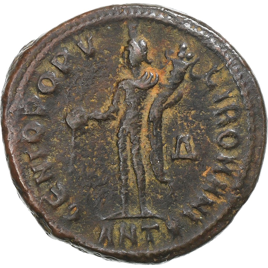 Diocletian, Follis, 304-305, Antioch, Bronze, , RIC:58a
