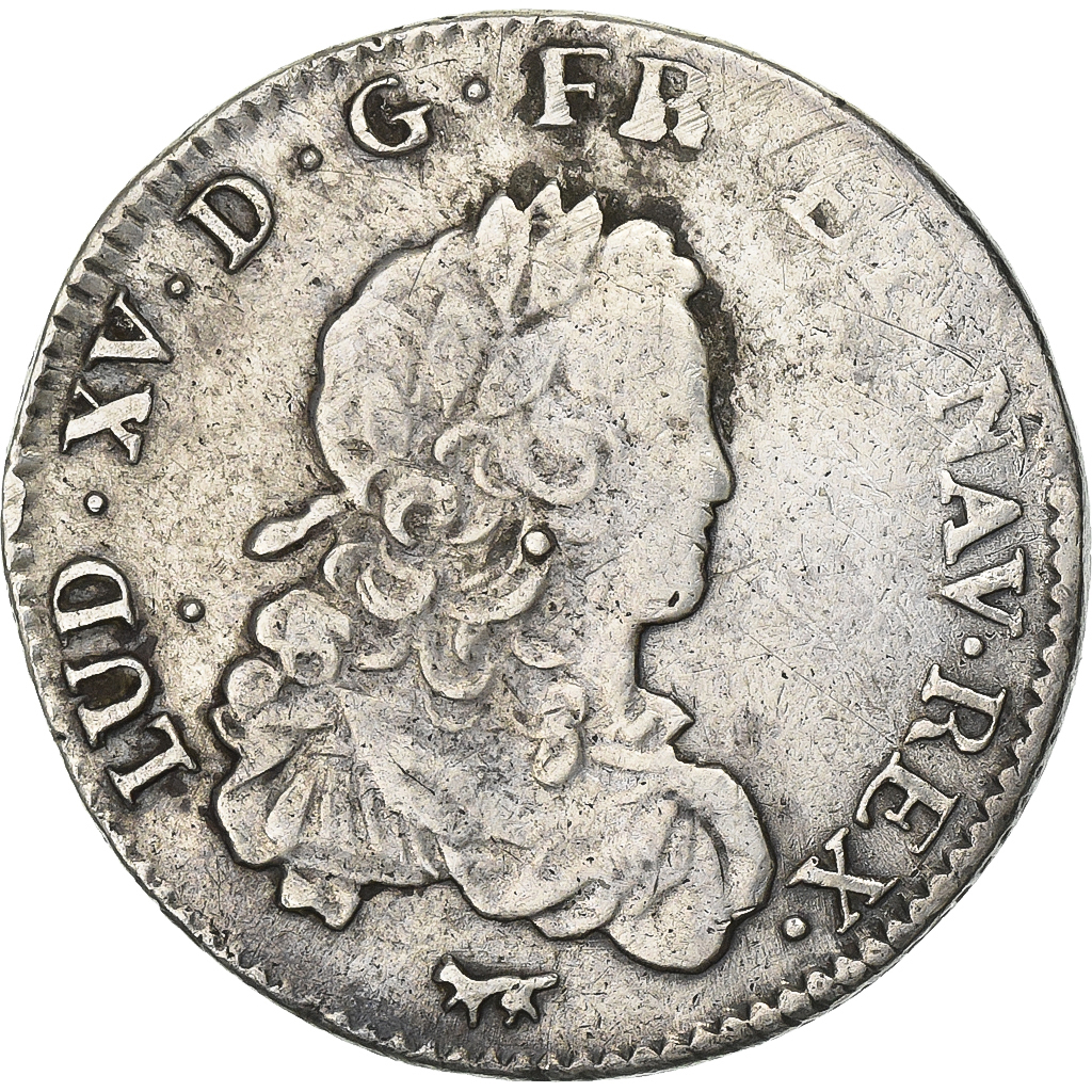 France, Louis XV, 1/3 Ecu, 1721, Paris, Silver, , Gadoury:306