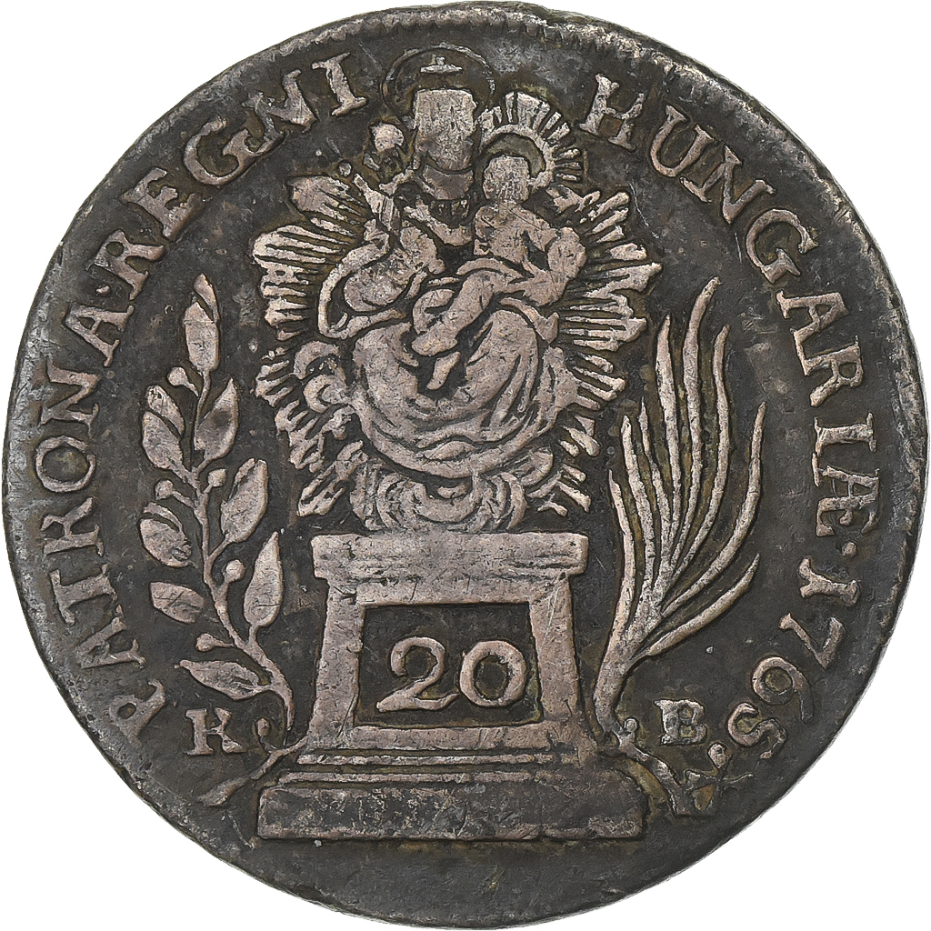 Austria, Maria Theresa, 20 Kreuzer, 1765, Vienna, Silver, 