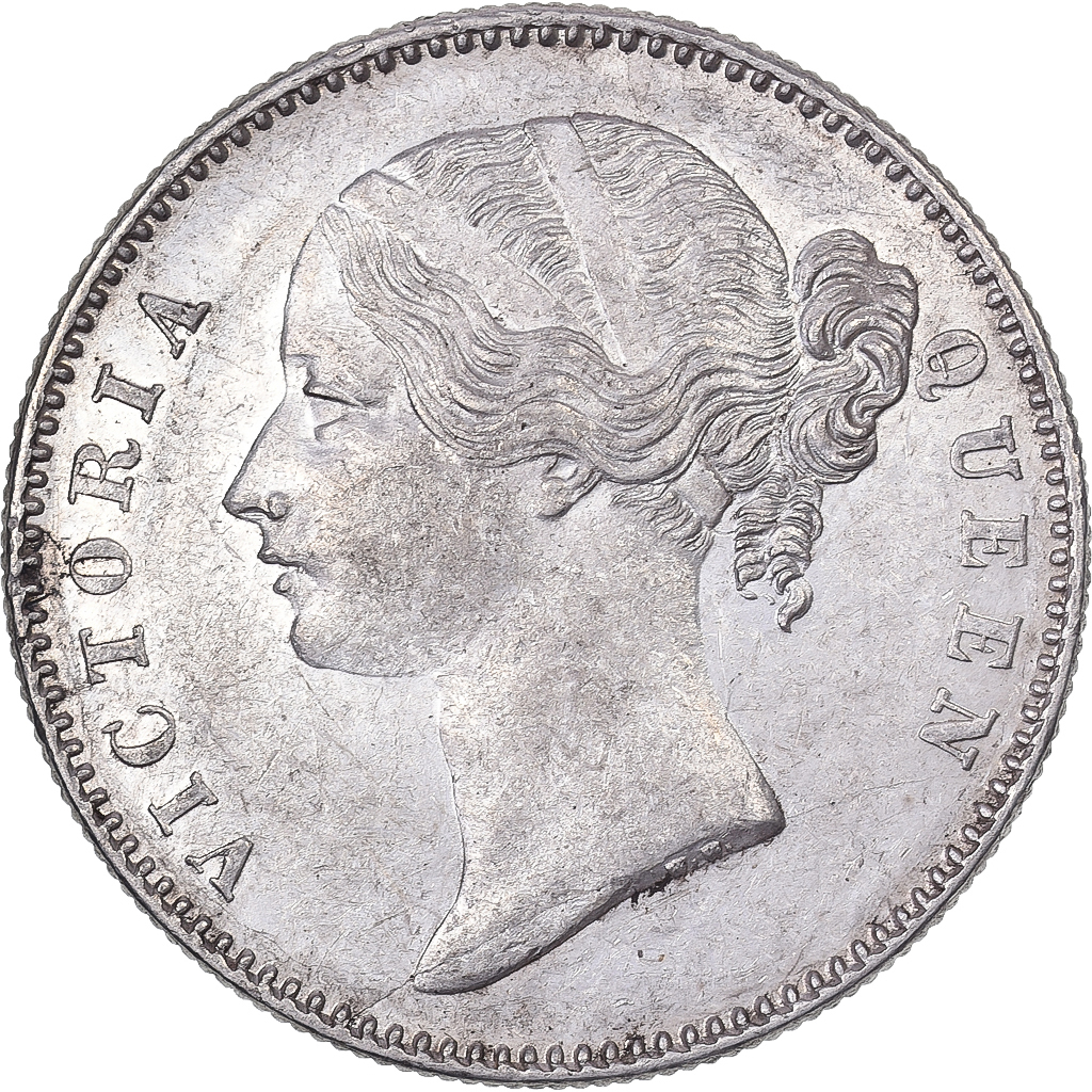 East India Company, Victoria, 1 Rupee, 1840, Silver, , KM:458