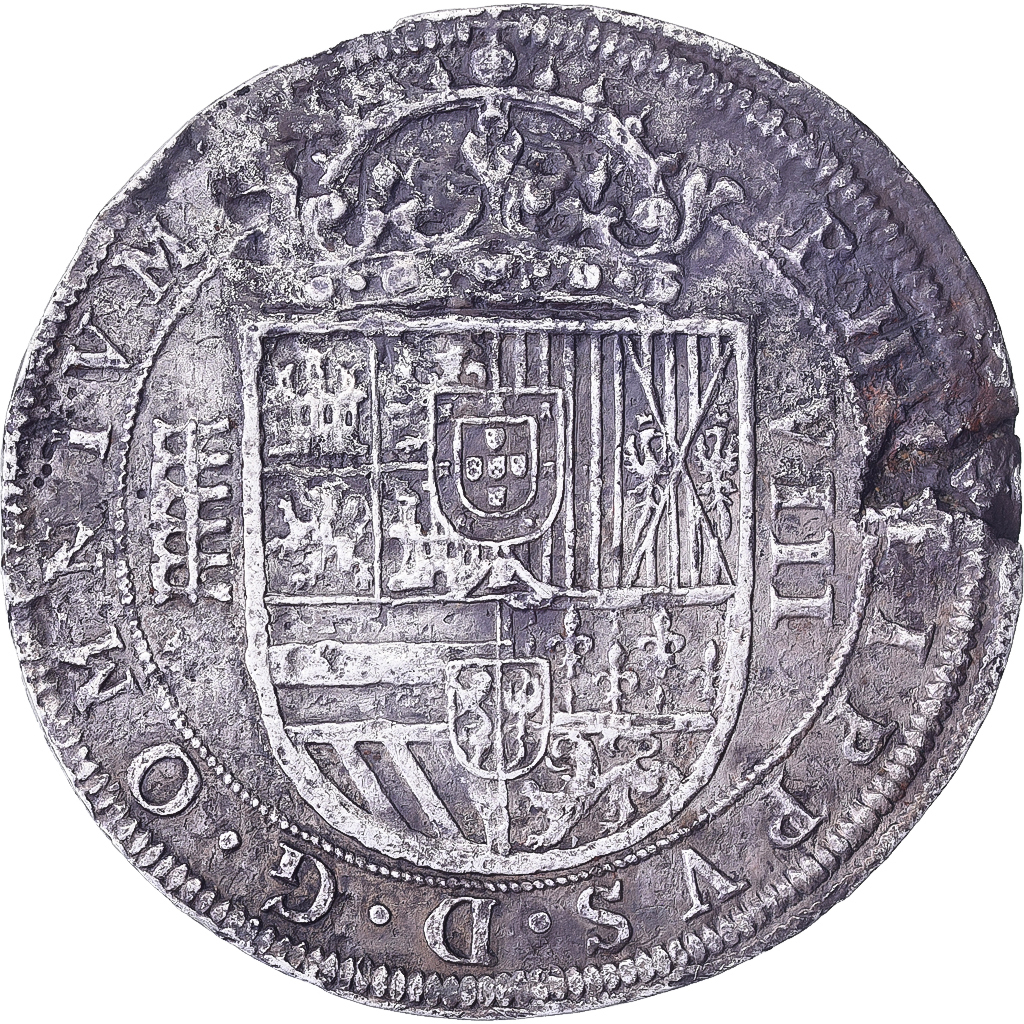 Spain, Philip III, 8 Reales, OMNIVM, 1598, Segovia, Silver, 