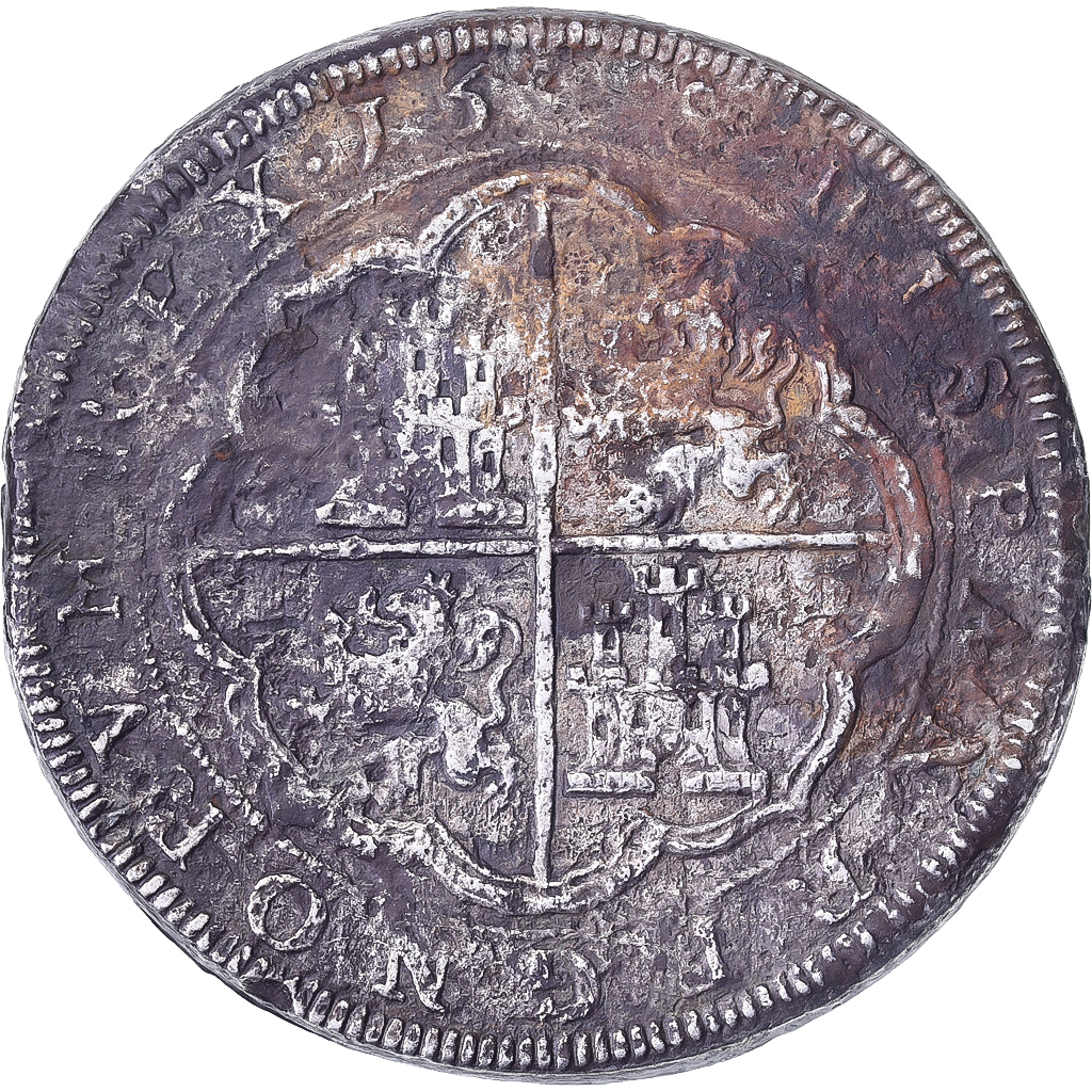Spain, Philip III, 8 Reales, OMNIVM, 1598, Segovia, Silver, 