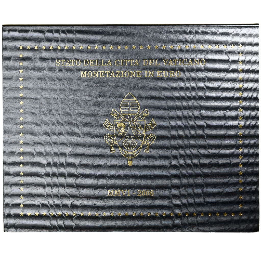 Vatican, Benedict XVI, Set 1 ct. - 2 Euro, 2006, Rome, FDC