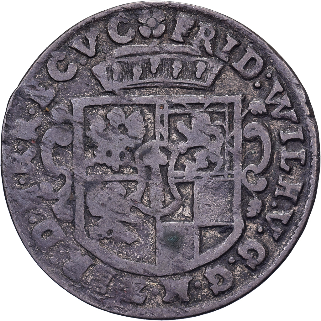 Brandenburg-Prussia, Friedrich Wilhelm, 2 Groschen, 1659, Berlin, Copper