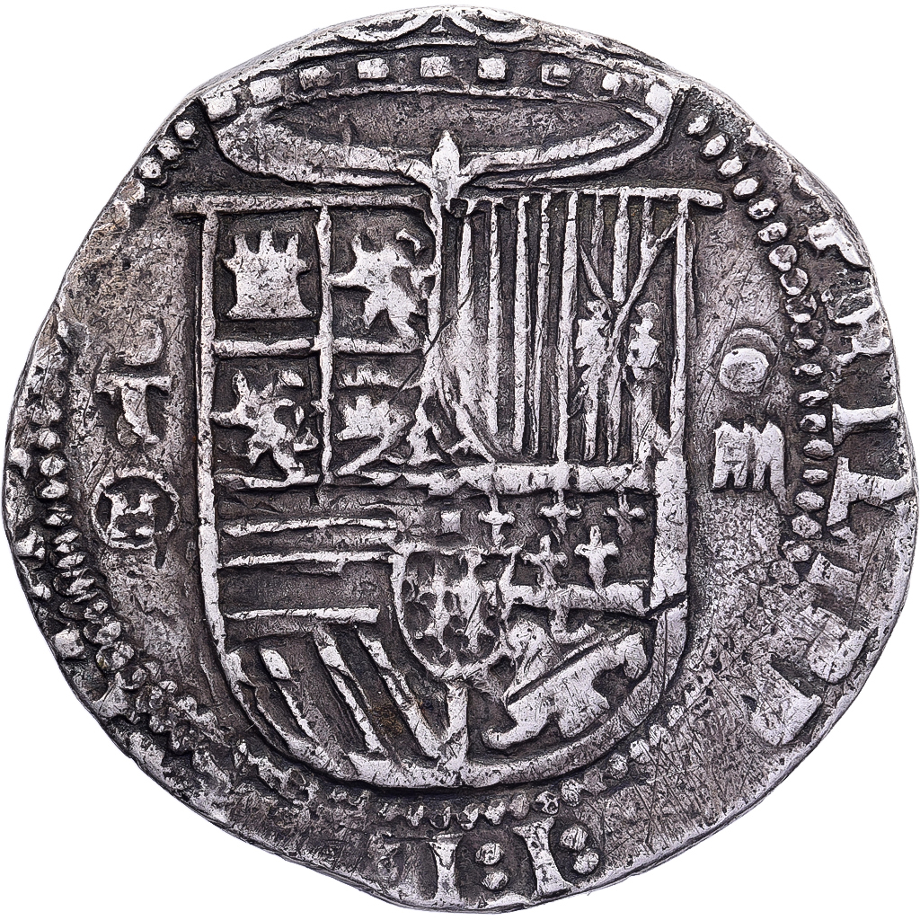 Spain, Philip II, 4 Réales, 1556-1598, Toledo, Silver, 