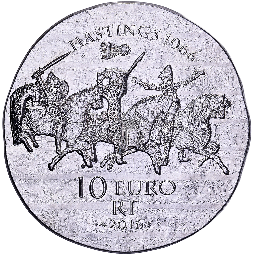 France, 10 Euro, Reine Mathilde, BE, 2016, MDP, Argent, SPL