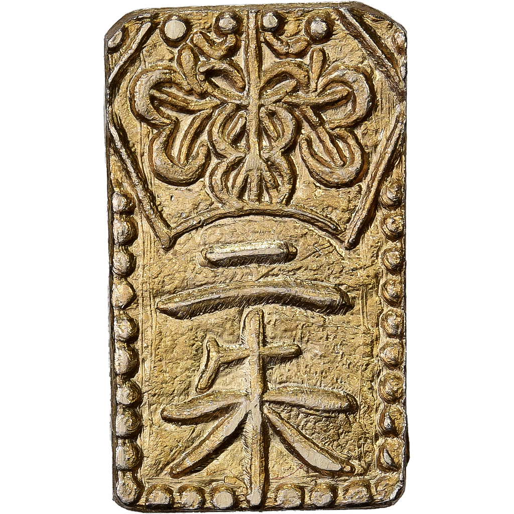 Japan, Kōmei, 2 Shu, Man'en, 1860-1869, Edo, Electrum, 