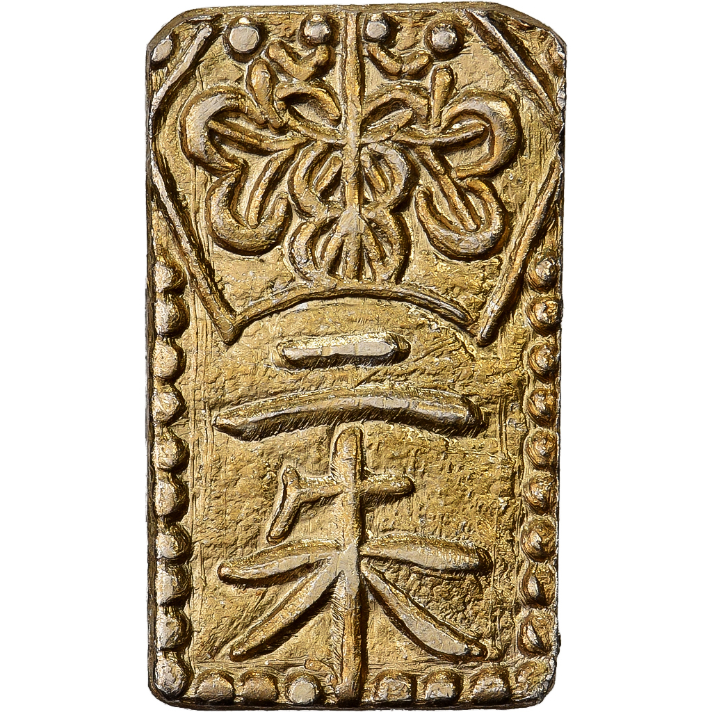 Japan, Kōmei, 2 Shu, Man'en, 1860-1869, Edo, Electrum, 