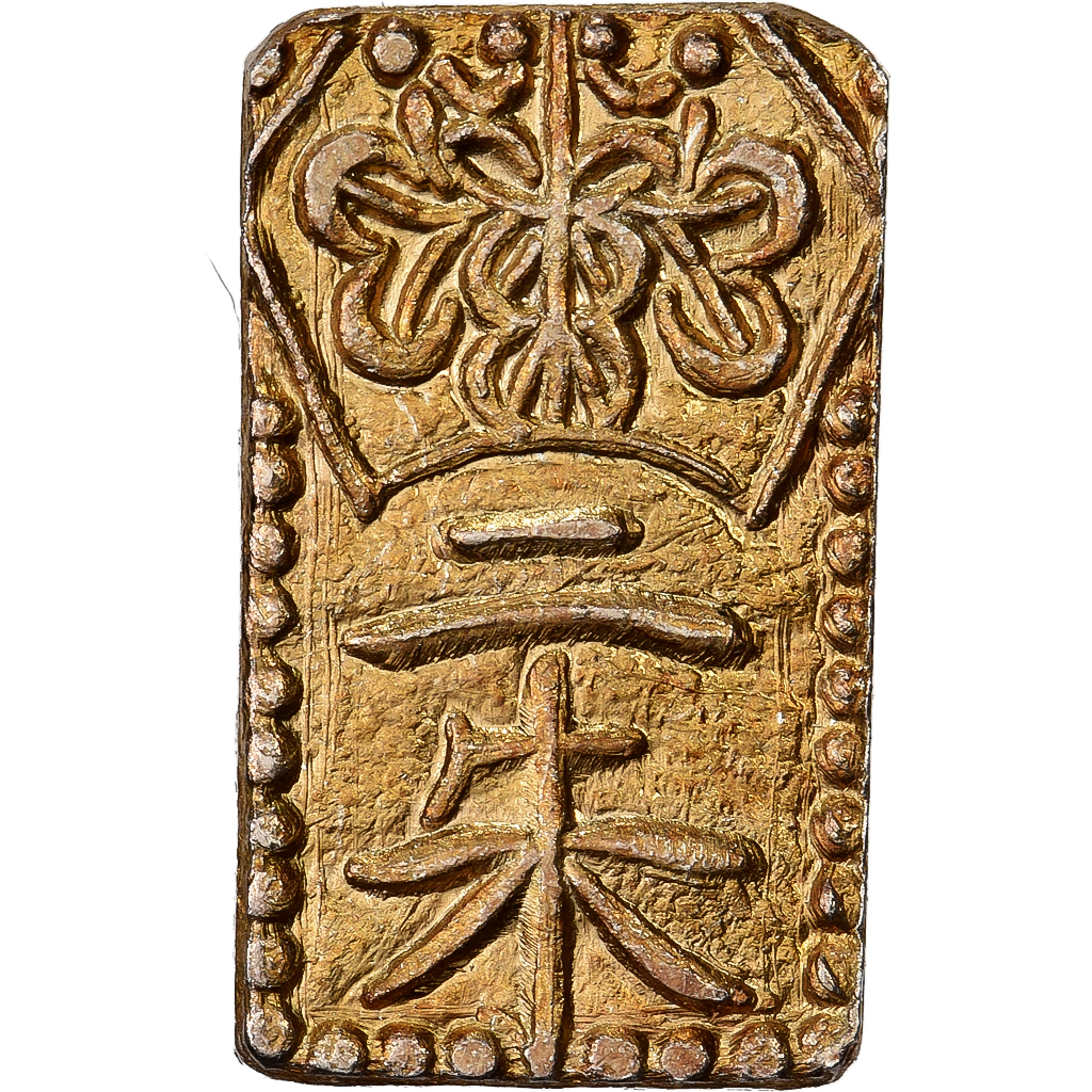 Japan, Kōmei, 2 Shu, Man'en, 1860-1869, Edo, Electrum, 