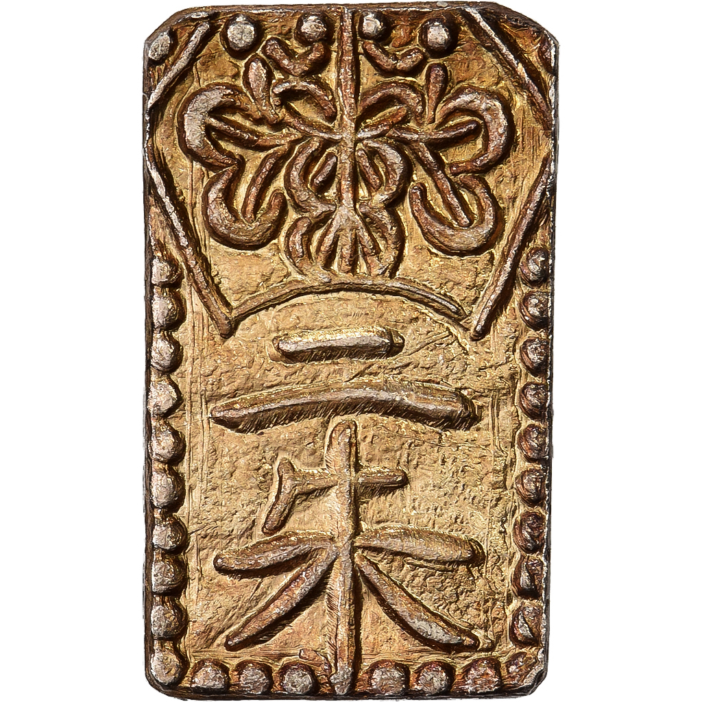 Japan, Kōmei, 2 Shu, Man'en, 1860-1869, Edo, Electrum, 