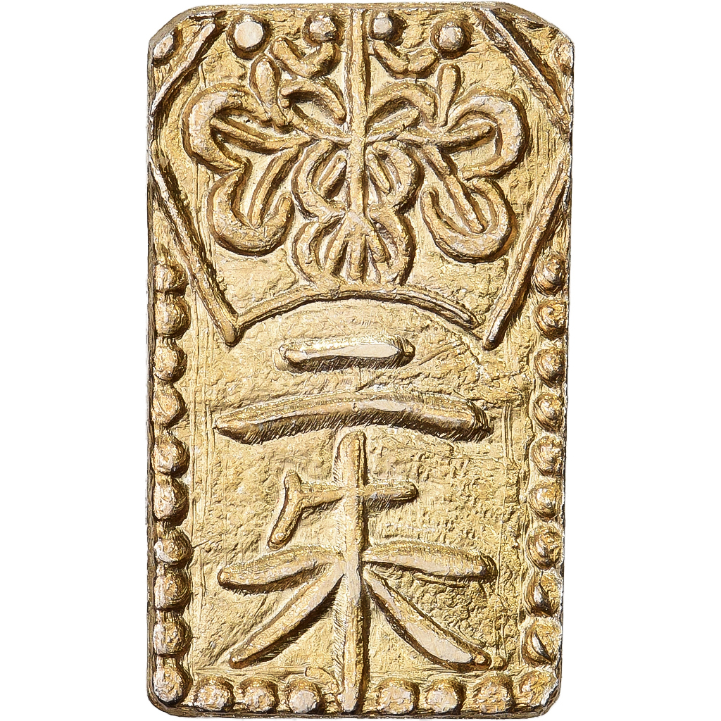 Japan, Kōmei, 2 Shu, Man'en, 1860-1869, Edo, Electrum, 