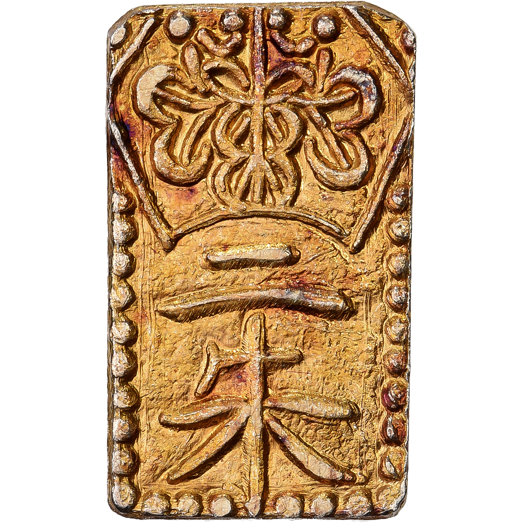 Japan, Kōmei, 2 Shu, Man'en, 1860-1869, Edo, Electrum, 