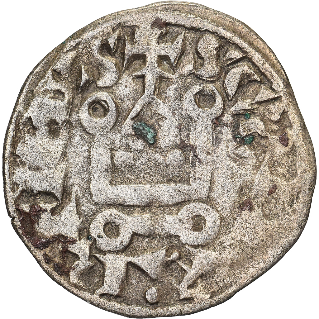 Touraine, Denier, ca. 1150-1200, Saint-Martin de Tours, Billon, 