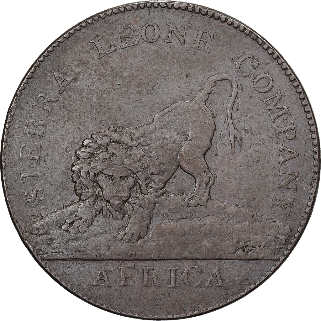 Sierra Leone, Sierra Leone Company, Penny, 1791, , Bronze