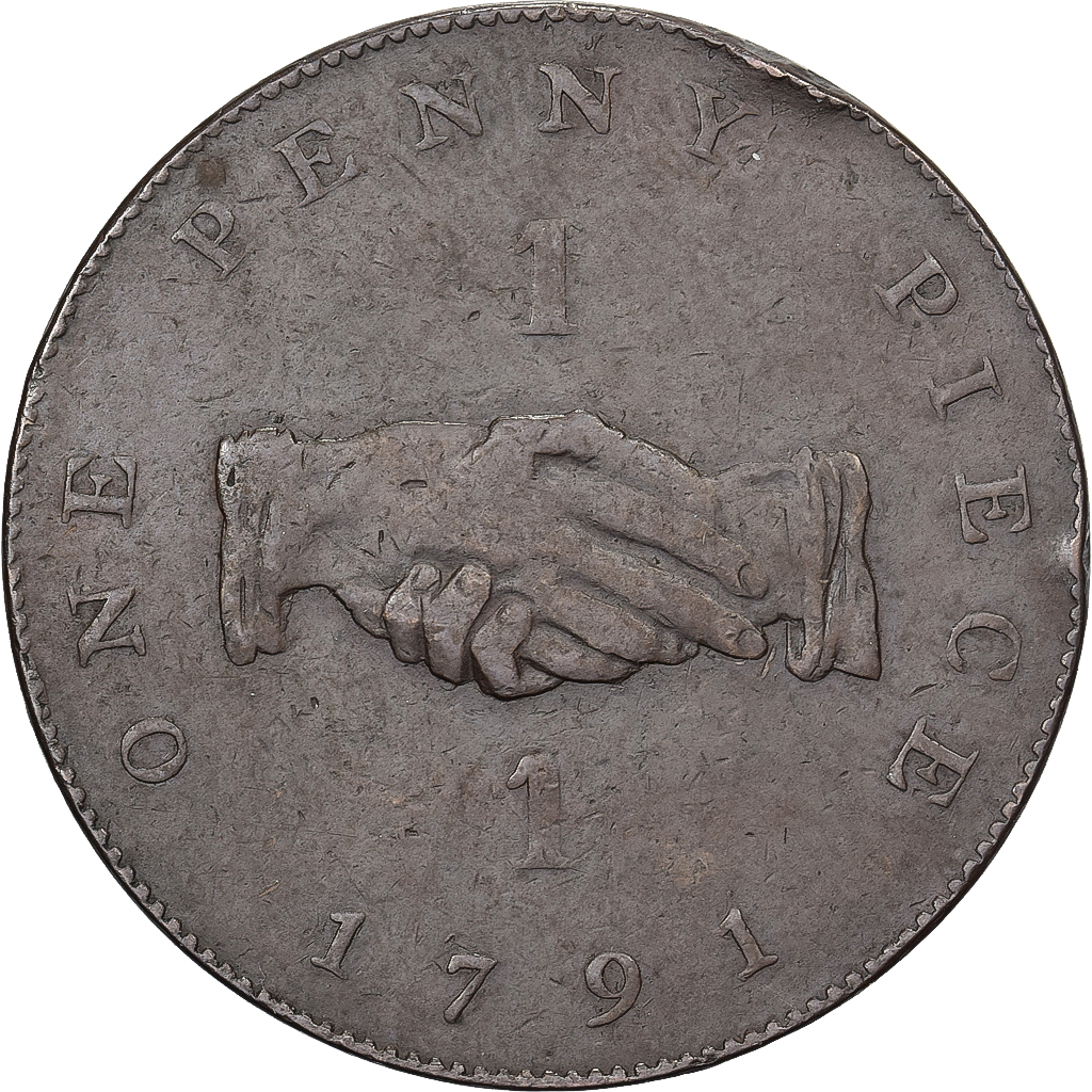 Sierra Leone, Sierra Leone Company, Penny, 1791, , Bronze