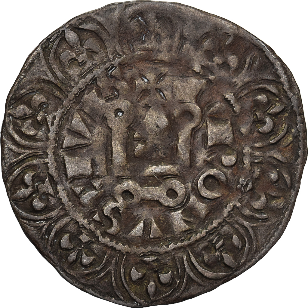 France, Philippe IV, Maille Tierce, 1306-1314, Billon, VF, Duplessy:219