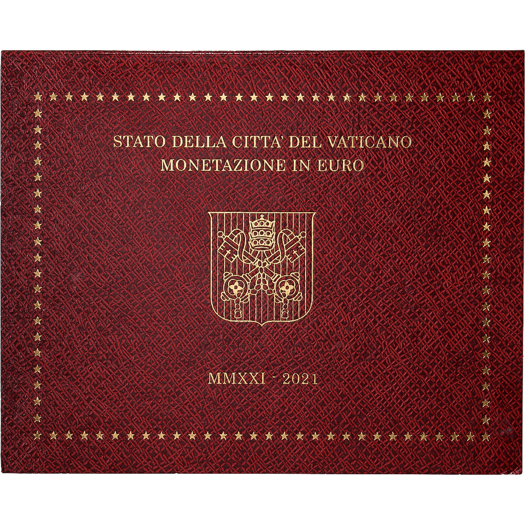Vatican, Pope Francis I, Set 1 ct. - 2 Euro, BU, 2021, Rome, MS
