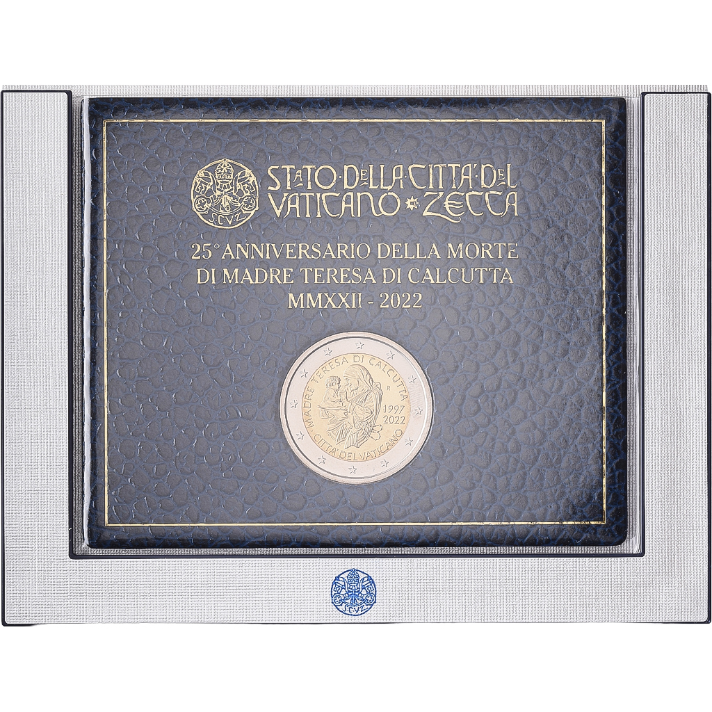 Vatikanstadt, Pope Francis I, 2 Euro, Mère Teresa, BU, 2022, Bi-Metallic, STGL