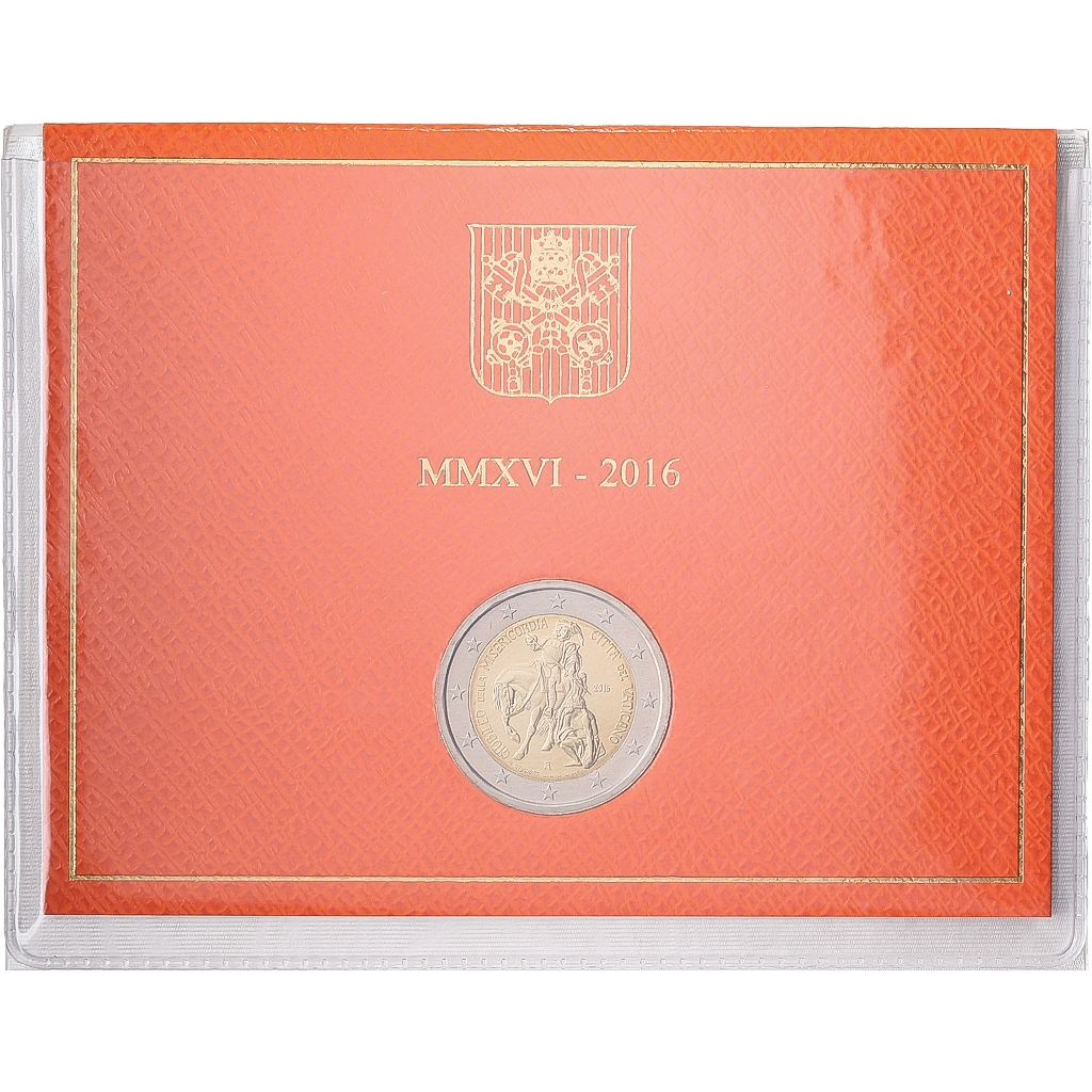 Vatikanstadt, Pope Benedict XVI, 2 Euro, Jubilee of Mercy, BU, 2016