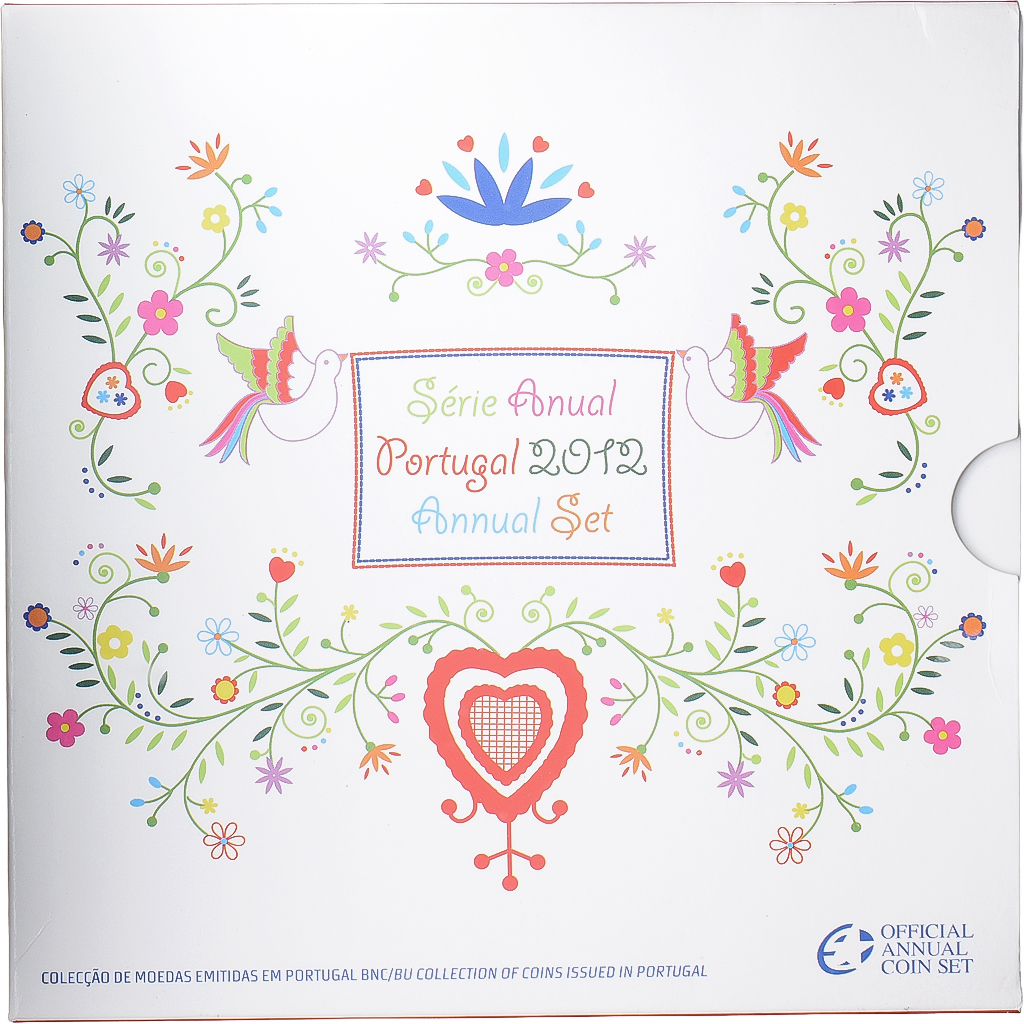 Portugal, Set 1 ct. - 2 Euro, BU, 2012, STGL