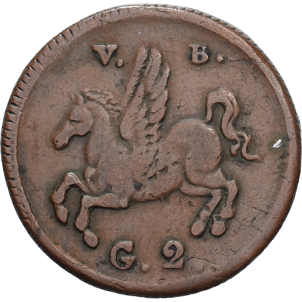 Kingdom of Sicily, Ferdinando III, 2 Grani, 1815, Naples, Copper, VF