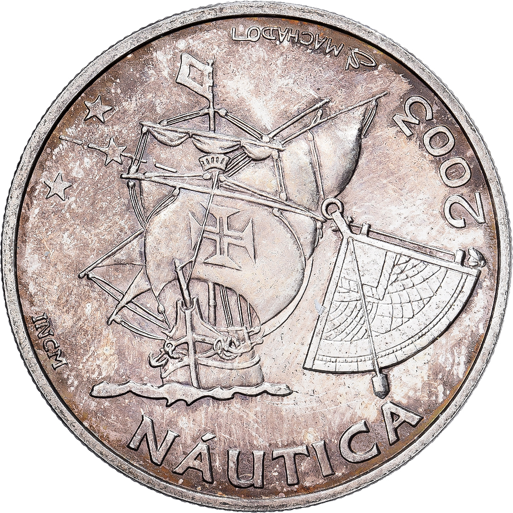 Portugal, 10 Euro, 2003, Lisbon, Silver, AU, KM:748