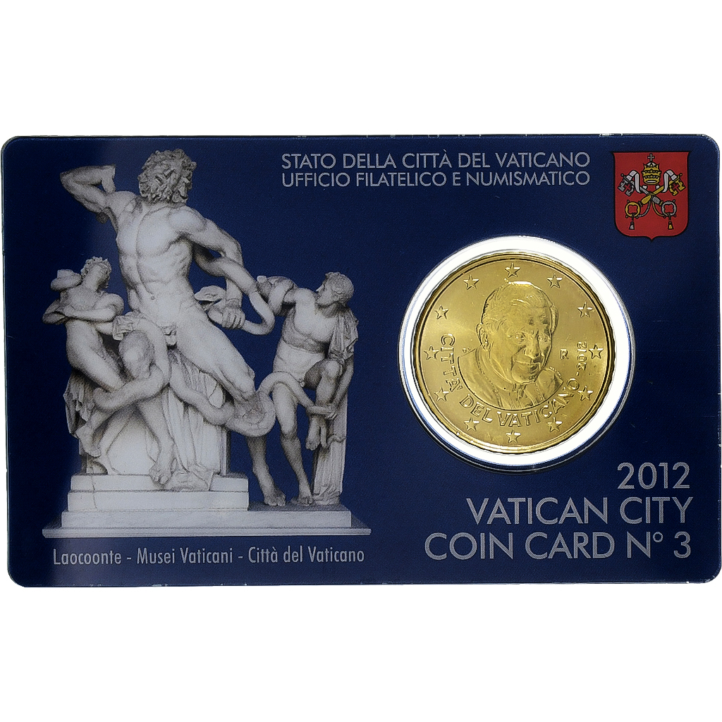 Vatikan, Benedict XVI, 50 Euro Cent, 2012, Rome, Nordic gold, STGL