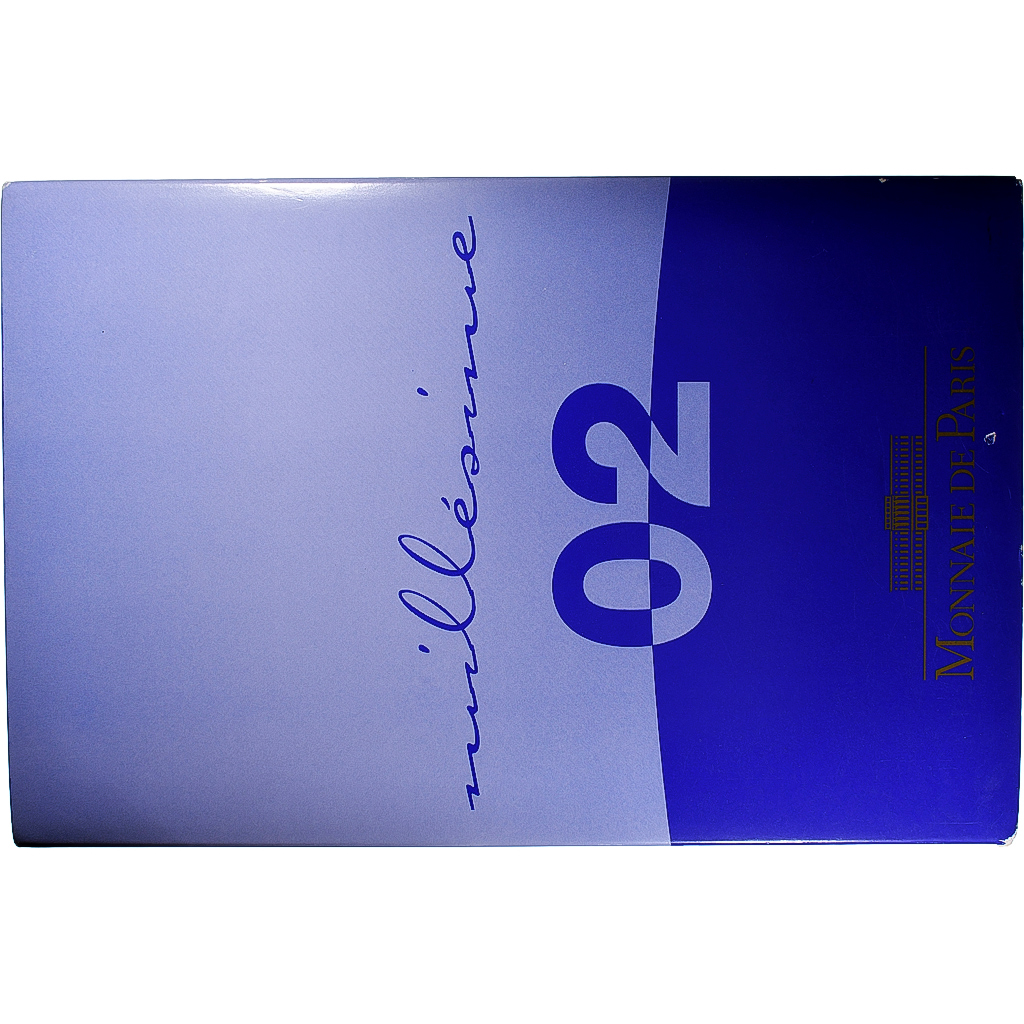 Frankreich, Coffret 1c. à 2€, PP, 2002, Monnaie de Paris, STGL