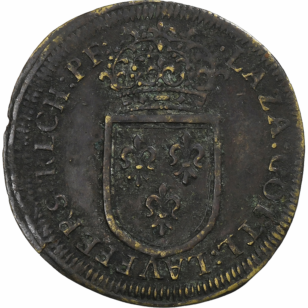 Germany, Nuremberg token, Louis XIV, 1680 ?, Nuremberg, Brass, AU