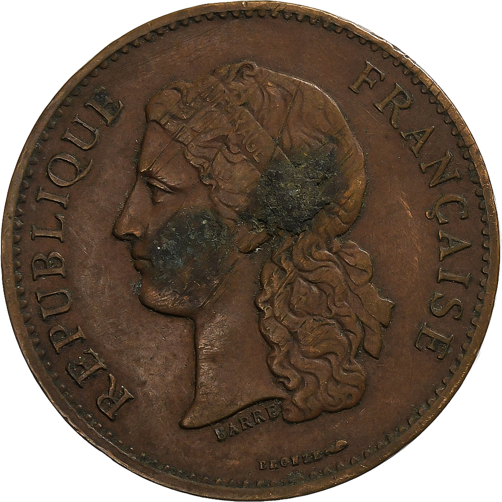 France, Medal, Centenaire de 1789 exposition universelle, 1889, Bronze, Barre