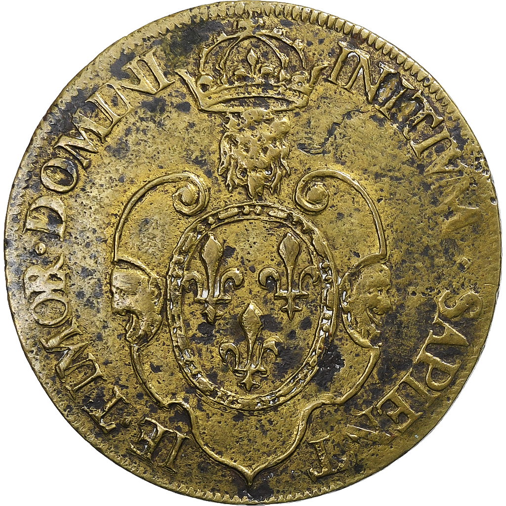 Frankrijk, Token, Henri II et Catherine de Médicis, Tin, ZF